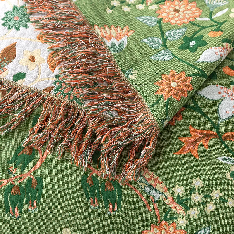Pure Cotton Blanket Muslin Wov - Muslin Cotton Bedspread review and price