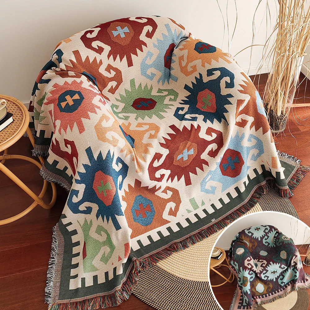 New Sofa Blanket,  Boho Throw  - Boho Throw Blanket Fringe review and price