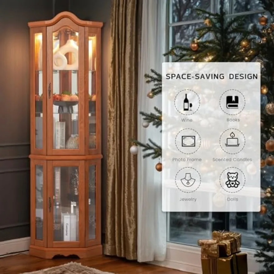 Corner curio cabinet for bar a - Storage & Organization review and price