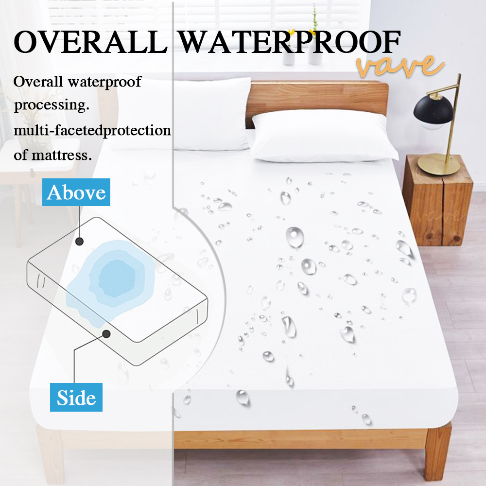 100% Waterproof Fitted Bed She - Waterproof Mattress Protector Breathable review and price
