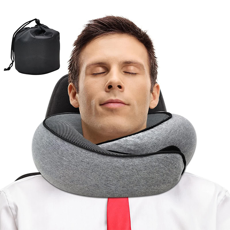 Travel Neck Pillow Memory Foam - Anti Snore Contour Pillow review and price