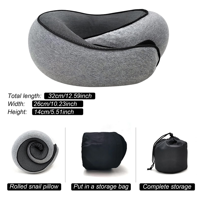 Travel Neck Pillow Memory Foam - Anti Snore Contour Pillow review and price