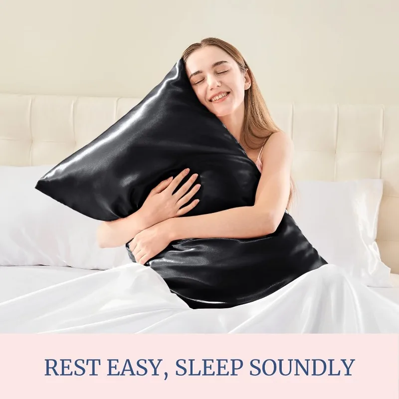 Multi-size Satin Pillowcase fo - Satin Silk Pillowcase Hair Skin review and price