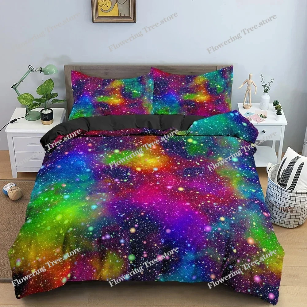 Galaxy Space Bedding Set 3D Un - Duvet Cover Sets With Zipper review and price
